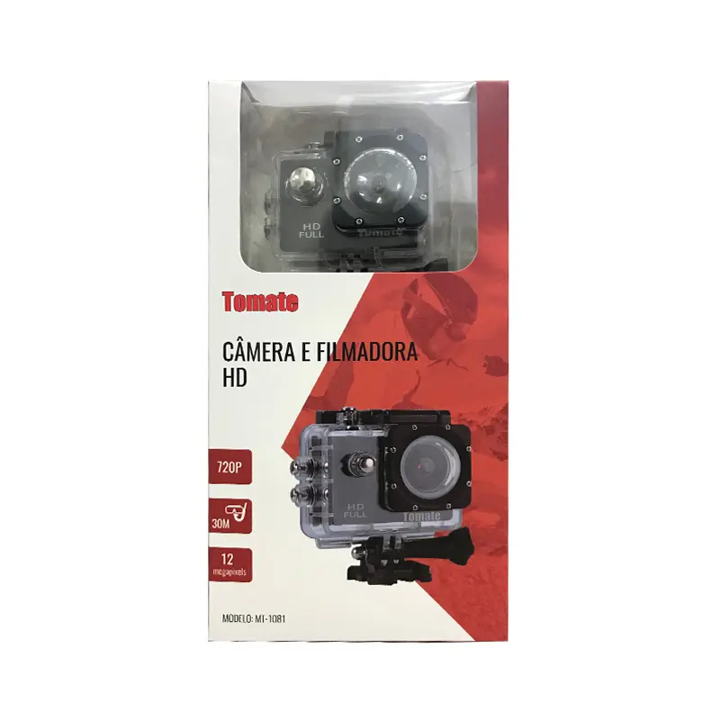 Câmera e Filmadora de Ação 720p - 