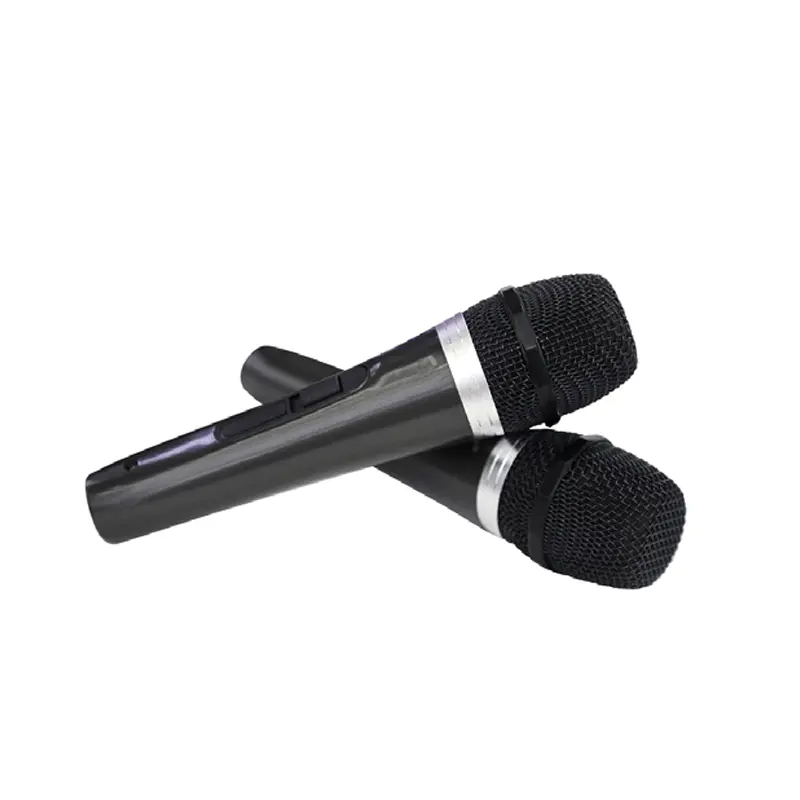 Microfone Com Fio Profissional Duplo - 