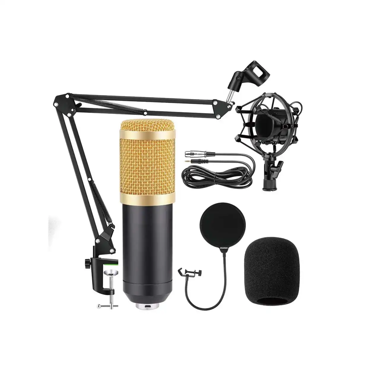 Microfone Condensador Dinâmico Profissional